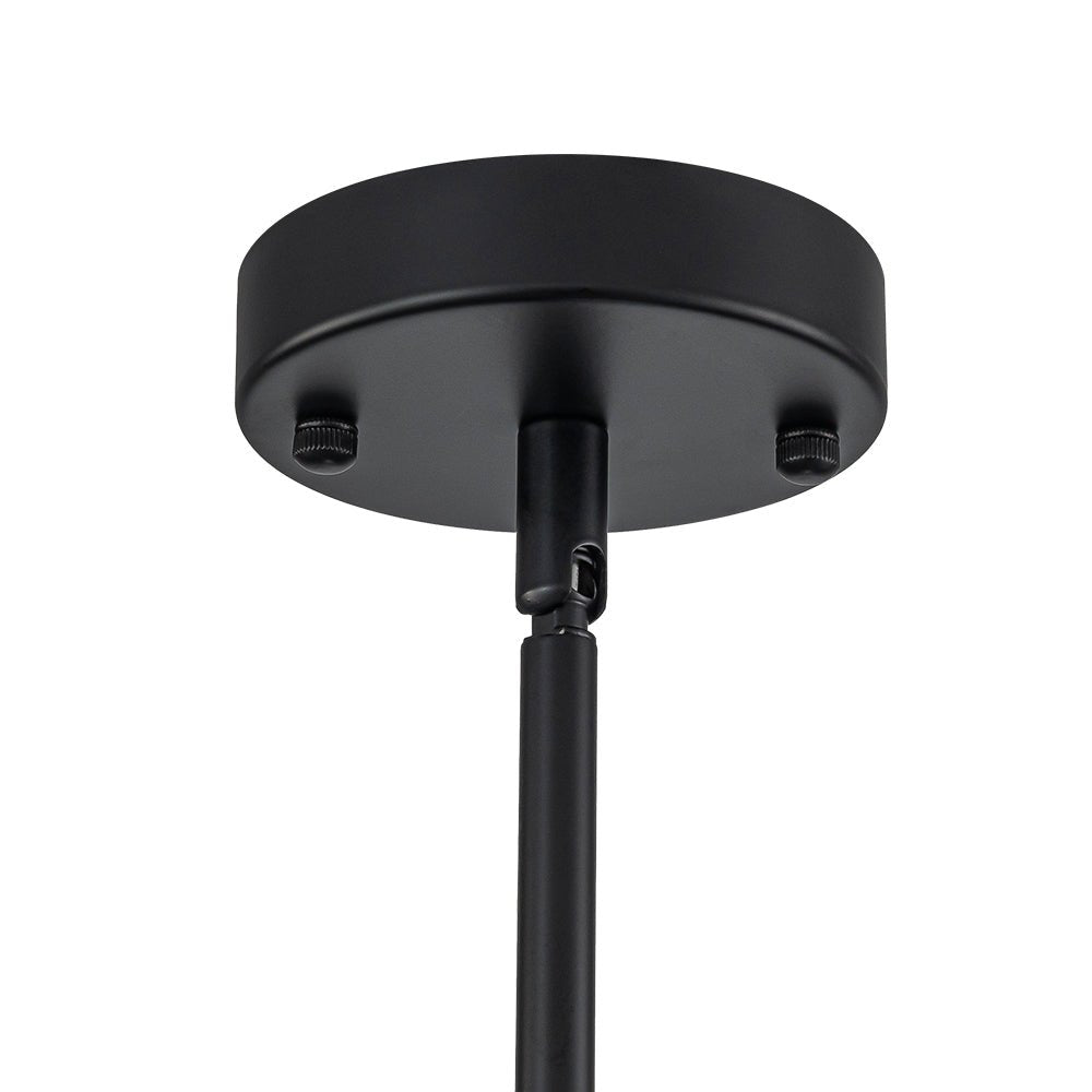 Pendantlightie - Modern Farmhouse 2 - Light Bowl Water Pattern Urn Glass Pendant - Pendants - Black - 