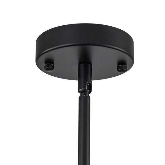 Pendantlightie - Modern Farmhouse 2 - Light Bowl Water Pattern Urn Glass Pendant - Pendants - Black - 