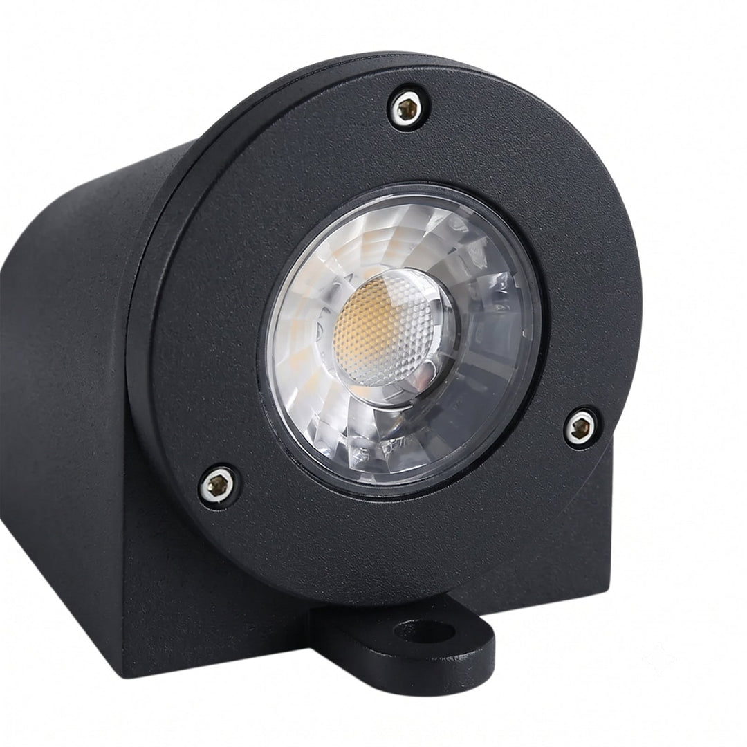 Pendantlightie-Modern Industrial 1-Light IP65 Bell Shape LED Outdoor Wall Light-Outdoor Wall Light-Nickel-