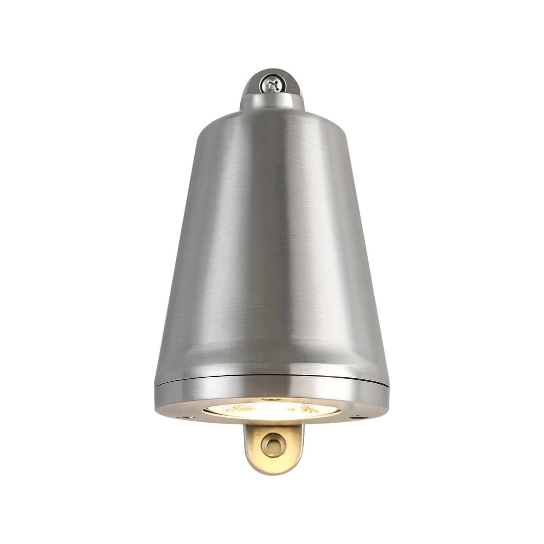 Pendantlightie-Modern Industrial 1-Light IP65 Bell Shape LED Outdoor Wall Light-Outdoor Wall Light-Nickel-