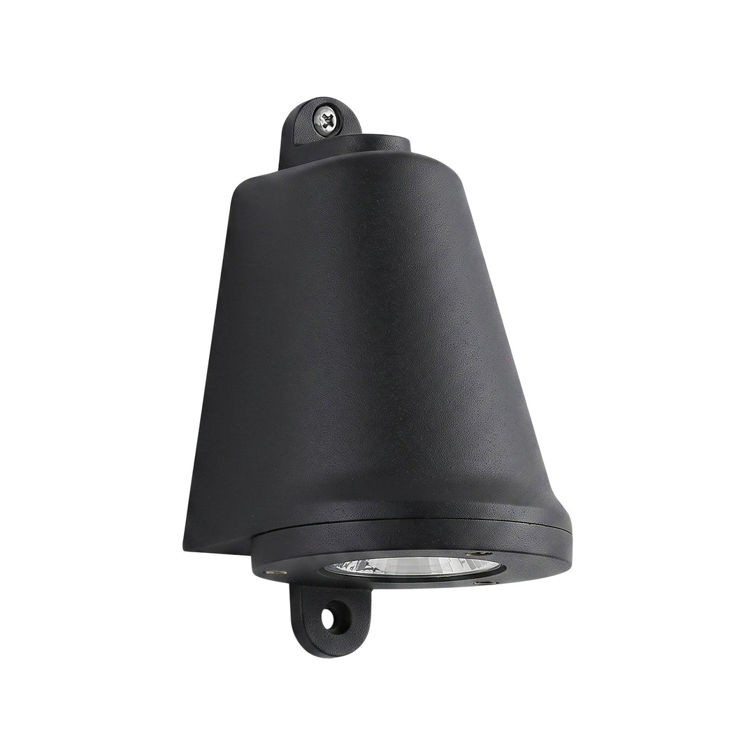 Pendantlightie-Modern Industrial 1-Light IP65 Bell Shape LED Outdoor Wall Light-Outdoor Wall Light-Nickel-