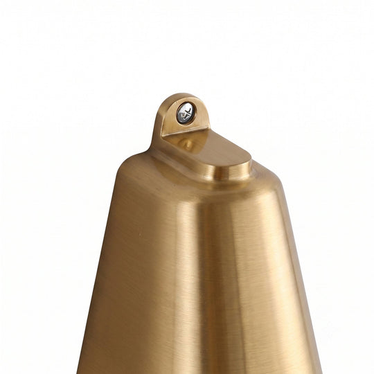 Pendantlightie-Modern Industrial 1-Light IP65 Bell Shape LED Outdoor Wall Light-Outdoor Wall Light-Nickel-