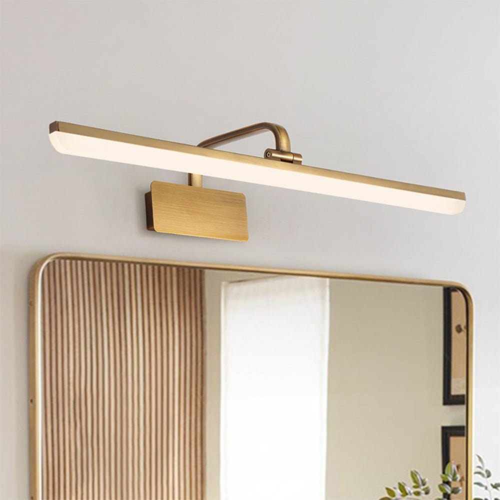 Pendantlightie - Modern Led Bath Bar Armed Bathroom Light In Gold - 15.7 in (40 cm) - 3000K
