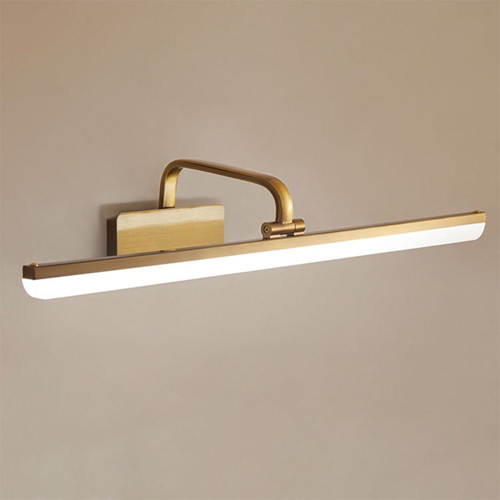 Pendantlightie - Modern Led Bath Bar Armed Bathroom Light In Gold - 15.7 in (40 cm) - 6000K