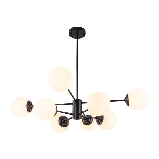 Pendantlightie-Modern Mid-Century Bubble Sputnik Chandelier-Chandeliers-6Lt-Gold