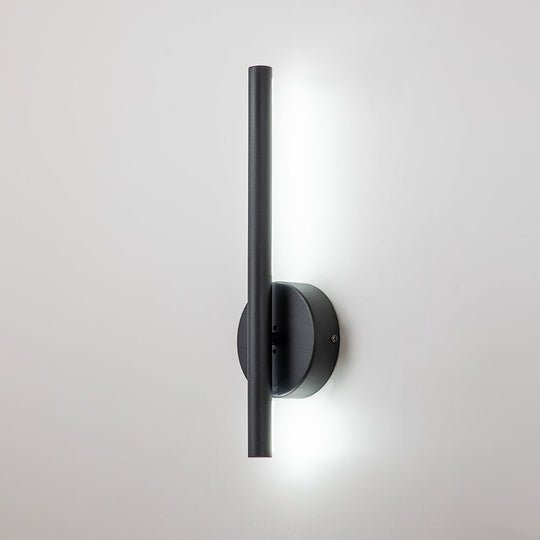 Pendantlightie - Modern Minimalist 1 - Light Linear Strip Led Wall Light - Wall Light - Black - 