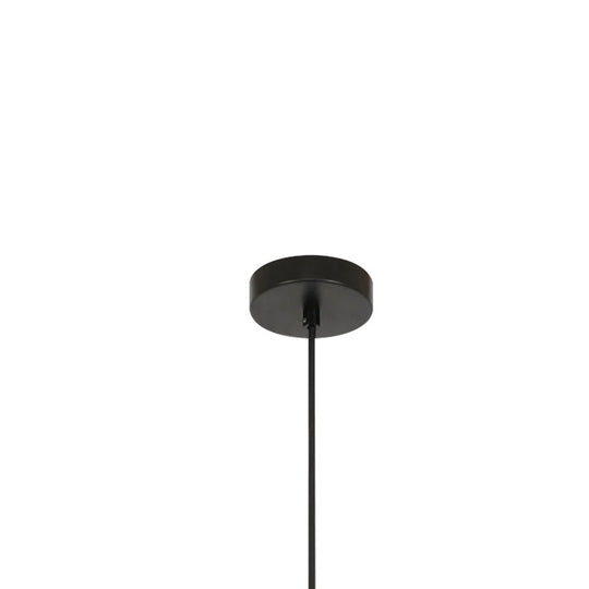 Pendantlightie - Modern Minimalist 1 - Light Metal Black Wire Frame Round Pendant Light - Pendants - Black - 