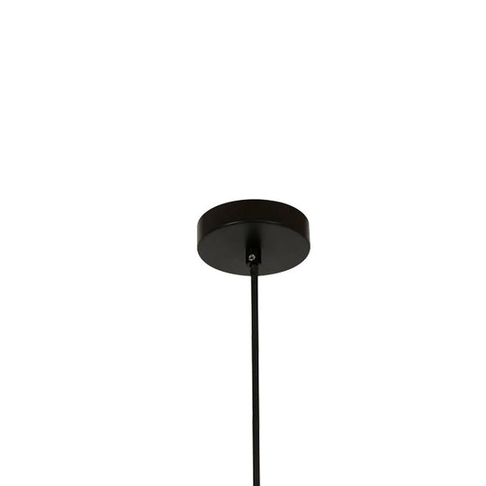 Pendantlightie - Modern Minimalist 3 - Light Black Metal Wire Frame Squat Pendant Light - Pendants - Black - 