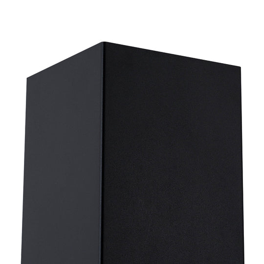Pendantlightie-Modern Minimalist IP54 Black Rectangle LED Outdoor Wall Sconce-Outdoor Wall Light-Black-