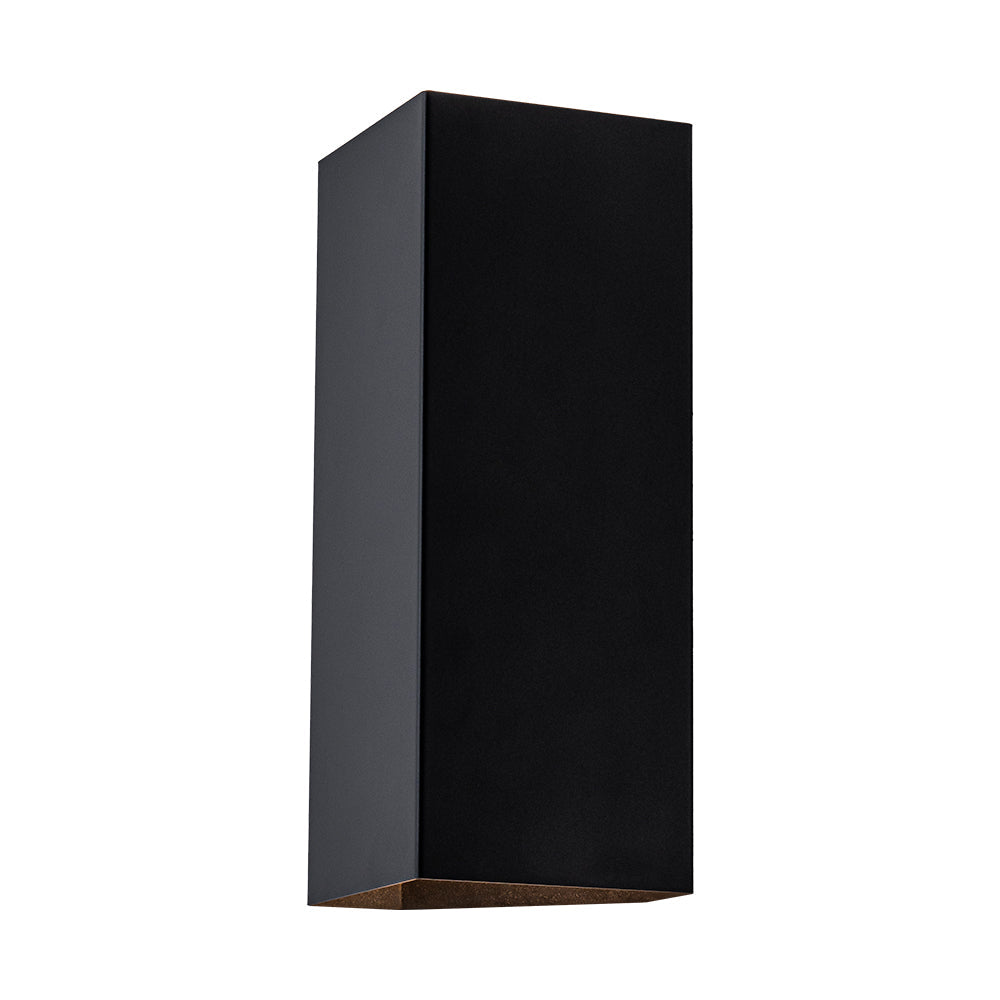 Pendantlightie-Modern Minimalist IP54 Black Rectangle LED Outdoor Wall Sconce-Outdoor Wall Light-Black-
