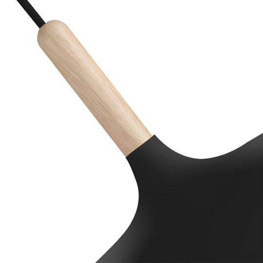 Pendantlightie - Modern Nordic 1 - Light Wood Accents Wide Dome Pendant Light - Pendants - Blue - 