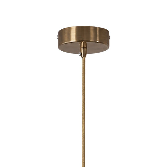 Pendantlightie - Modern Retro 1 - Light Floral Motifs Ribbed Dome Shape Glass Pendant Light - Pendants - Amber - 