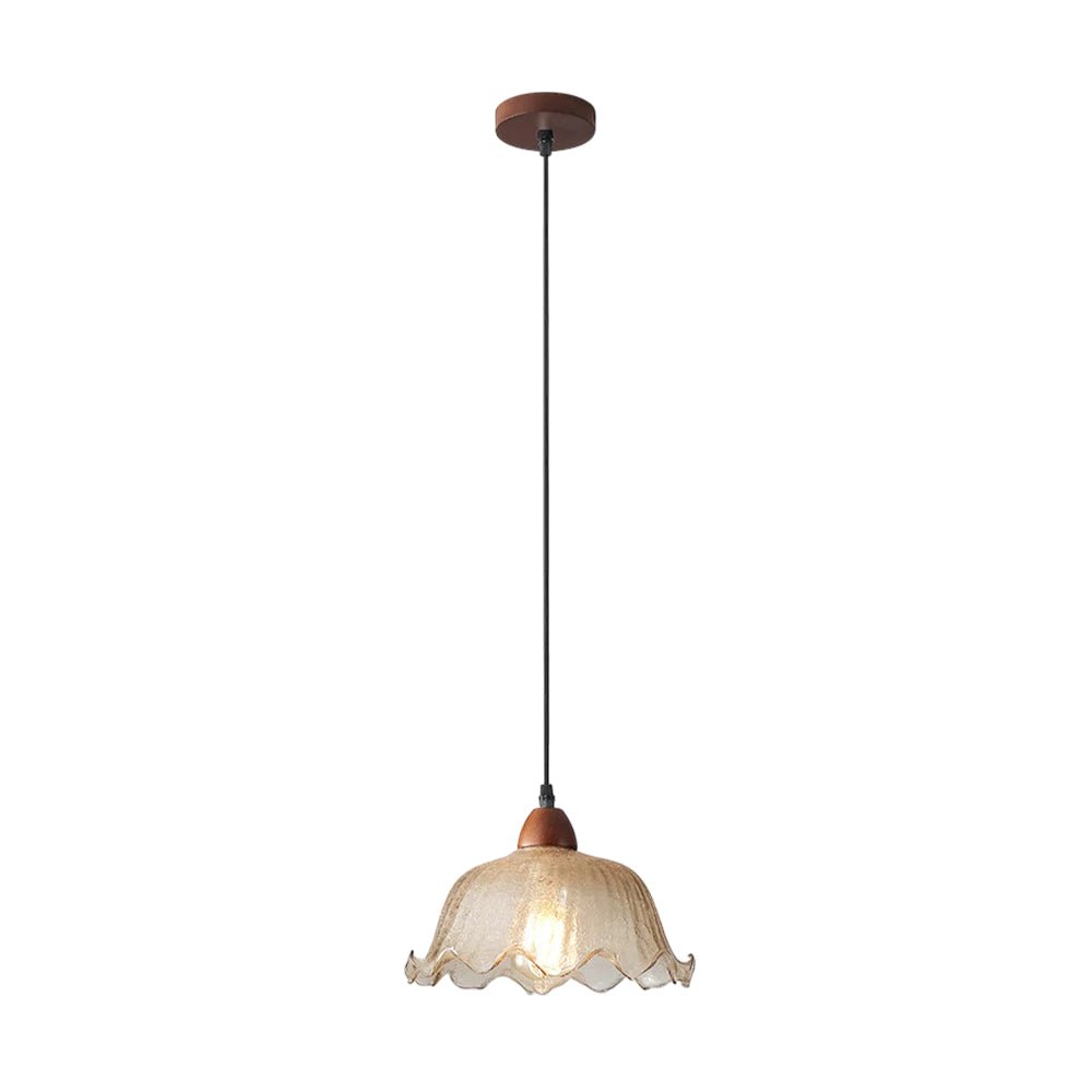 Pendantlightie - Modern Retro 1 - Light Flower Crackled Glass Pendant Light - Pendants - Small - 