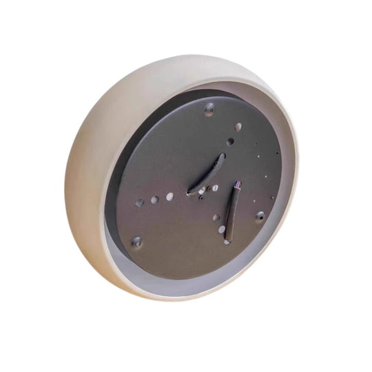 Pendantlightie - Nordic 1 - Light Creamy Glass Globe Round Resin Flush Mount - Flush Mount - Walnut - 