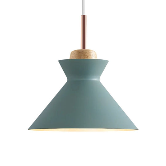 Pendantlightie - Nordic 1 - Light Creamy Wood Accents Cone Pendant Light For Kitchen - Pendants - Yellow - 