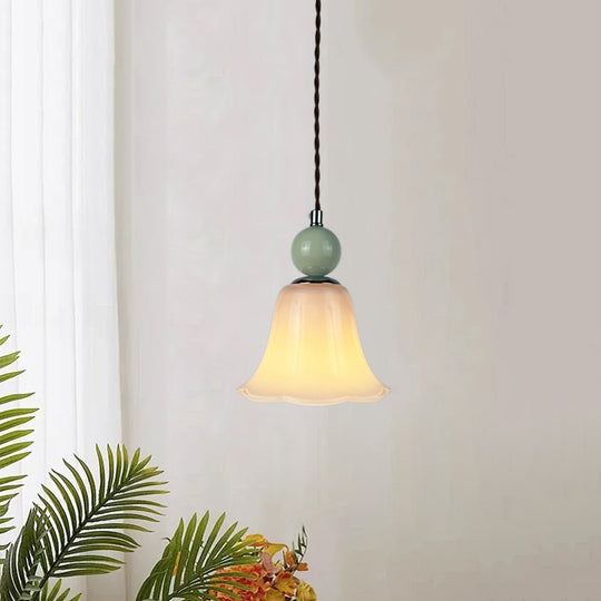 Pendantlightie - Retro 1 - Light Gradient Flower Shape Glass Pendant Light - Pendants - Pink - 