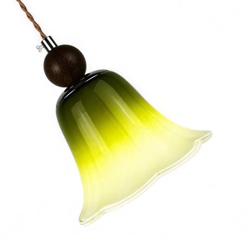 Pendantlightie - Retro 1 - Light Gradient Flower Shape Glass Pendant Light - Pendants - Pink - 