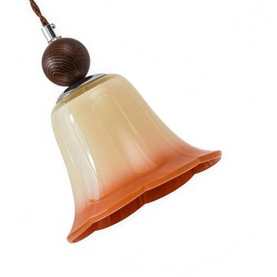 Pendantlightie - Retro 1 - Light Gradient Flower Shape Glass Pendant Light - Pendants - Pink - 