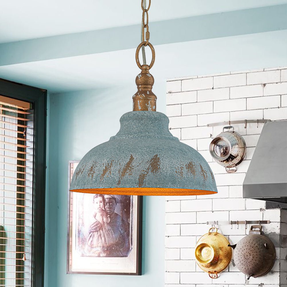 Pendantlightie - Retro 1 - Light Handcrafted Paint Dome Pendant Light - Pendants - Small - 