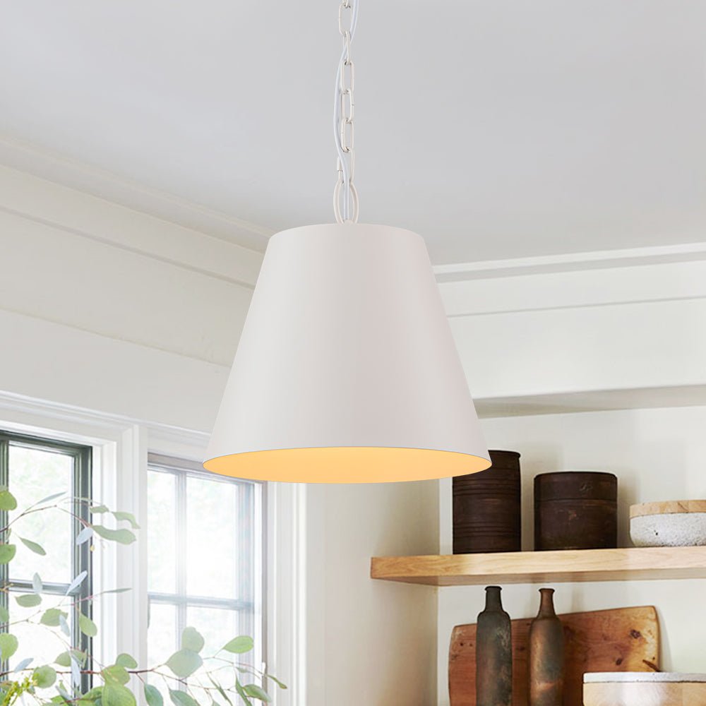 Pendantlightie - Scandinavian 1 - Light Geometric Single Pendant Light - Pendants - Tapered - 