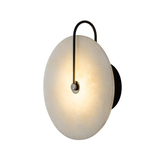 Pendantlightie - Vintage 1 - Light Round Led Circle Marble Wall Light - Wall Light - 