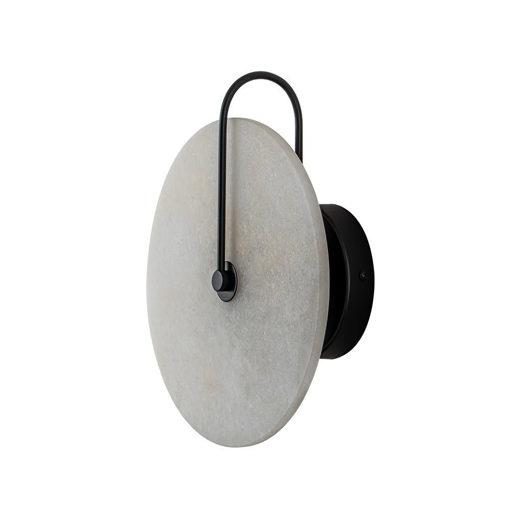 Pendantlightie - Vintage 1 - Light Round Led Circle Marble Wall Light - Wall Light - 