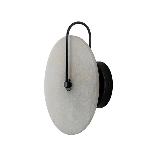 Pendantlightie - Vintage 1 - Light Round Led Circle Marble Wall Light - Wall Light - 