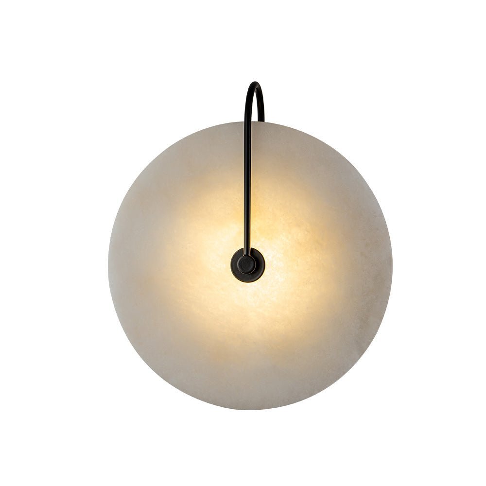 Pendantlightie - Vintage 1 - Light Round Led Circle Marble Wall Light - Wall Light - 