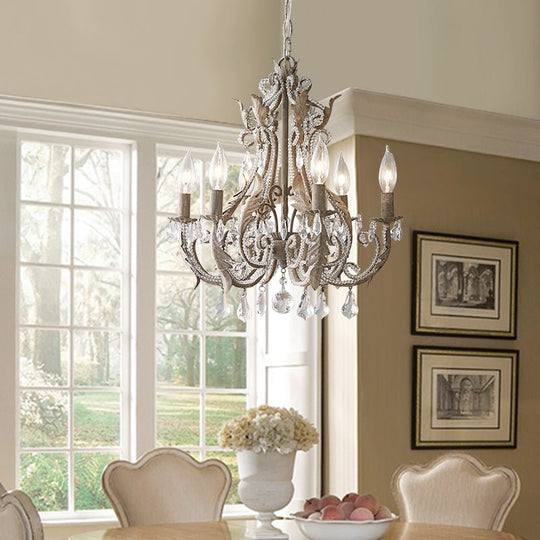 Pendantlightie - Vintage Luxury Crystal Chandelier - Chandeliers - Gray - 