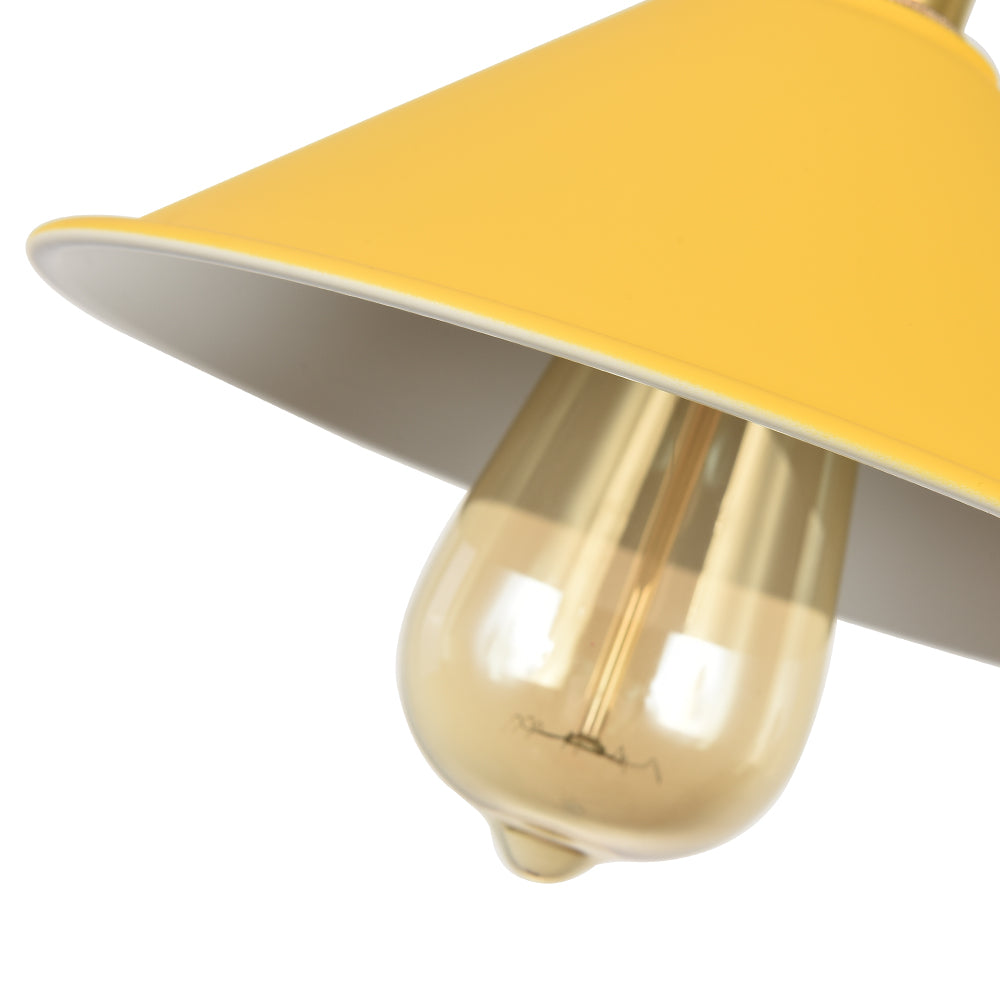 Modern One Light Single Cone Pendant Lighting