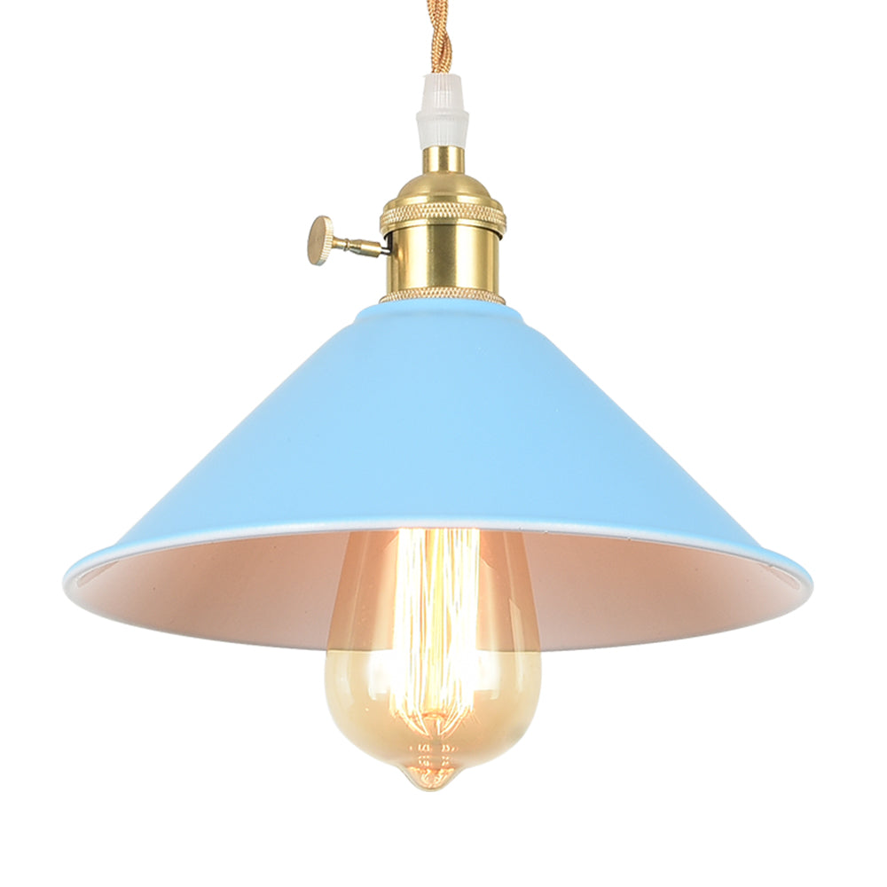 Modern One Light Single Cone Pendant Lighting