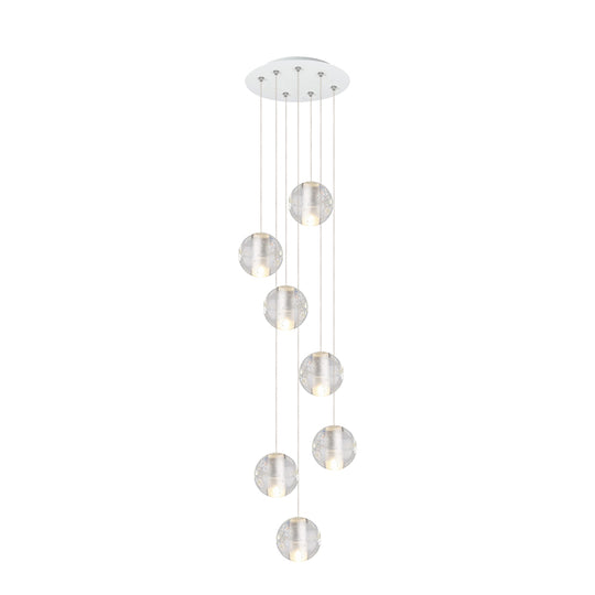 Water Drops Globe Modern Cluster Stairway Pendant Lights