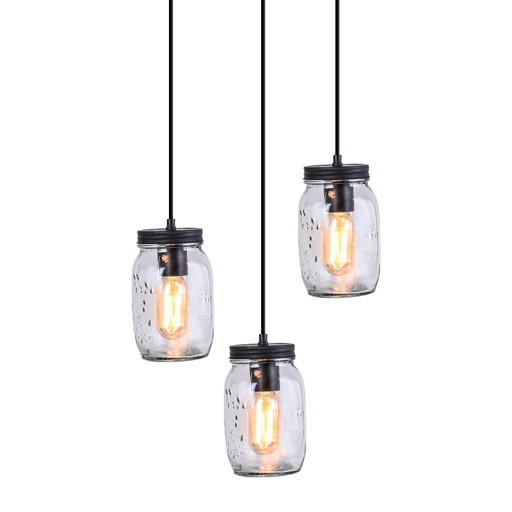 Round clear store pendant lights