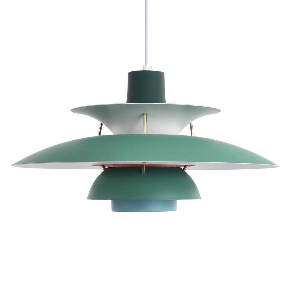 PendantLightia-Contemporary 3-shades Design Pendant Retro Lighting-Pendants-11''-Green