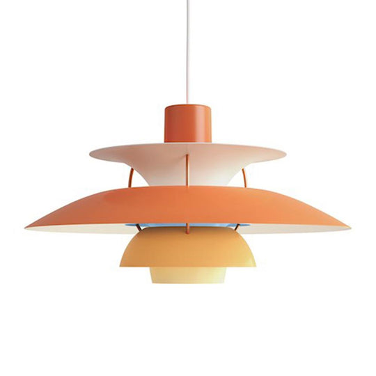 PendantLightia-Contemporary 3-shades Design Pendant Retro Lighting-Pendants-11''-Orange