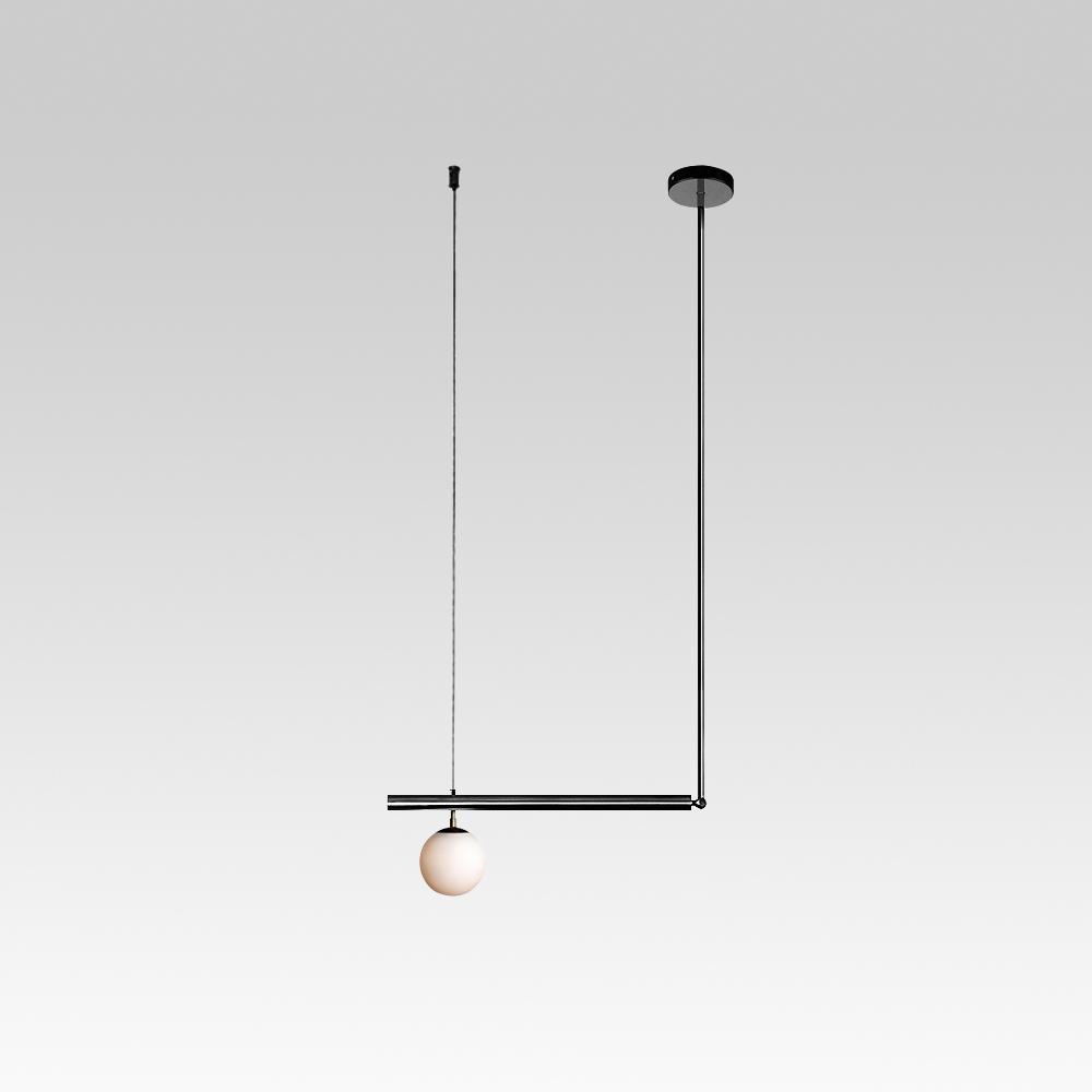 PendantLightia-Modern Minimalist Linear Pendant Lighting-Pendants-1Lt-Black