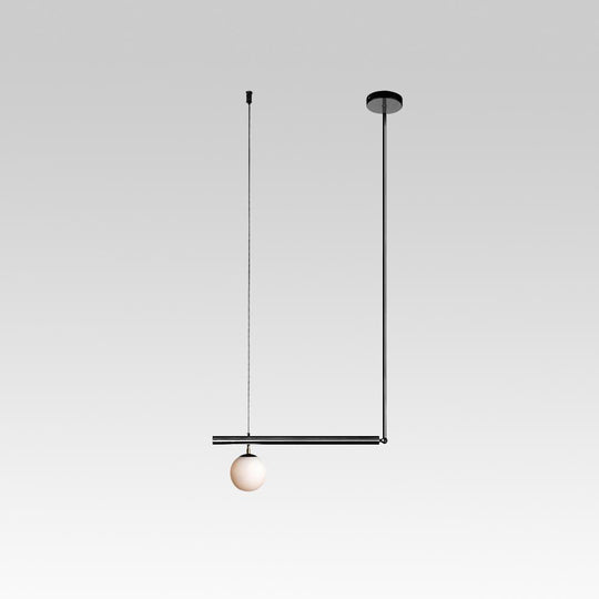 PendantLightia-Modern Minimalist Linear Pendant Lighting-Pendants-1Lt-Black