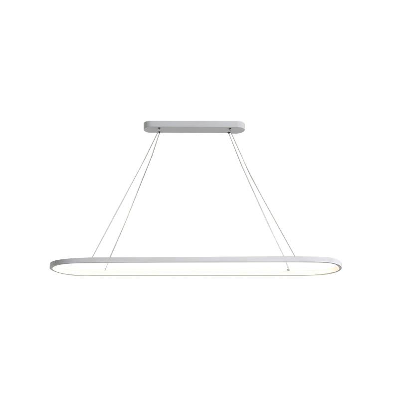 PendantLightia-Modern Minimalist Oval Led Hanging Lights-Pendants-35''-Cool White