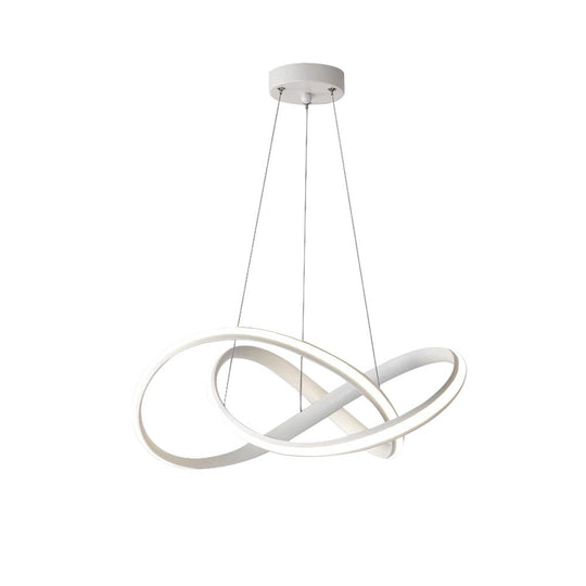 PendantLightia-Modern Twist Design Led Pendant Lights-Pendants-White-Warm White
