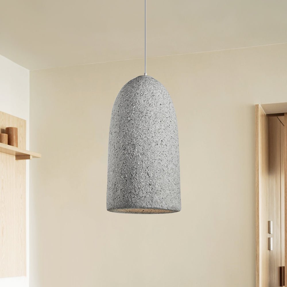 Pendantlightie-1-Light Handmade Bell Shape Pendant Light-Pendants-Light Gray-
