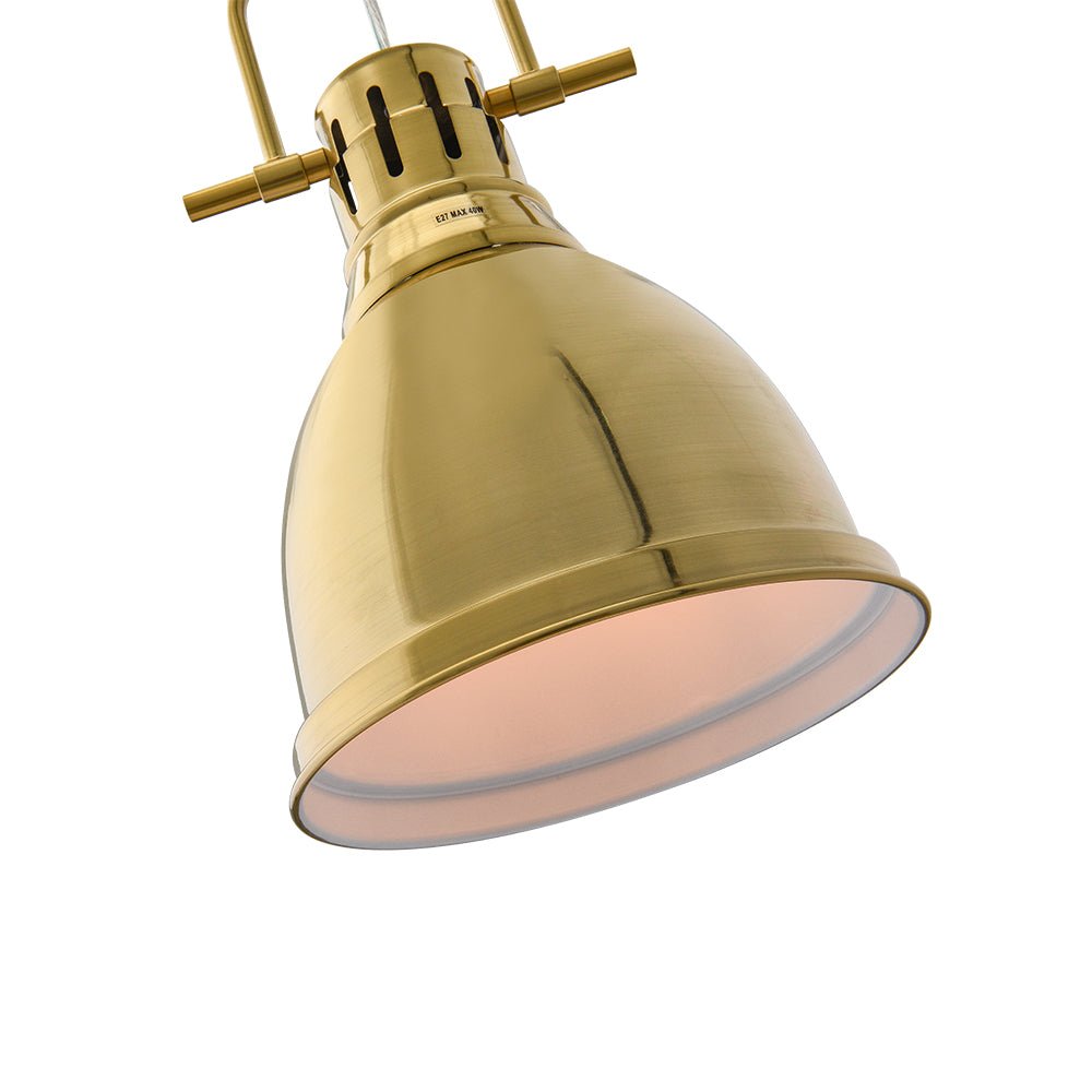 Pendantlightie-1-Light Kitchen Island Metal Dome Pendant-Pendants-Chrome-