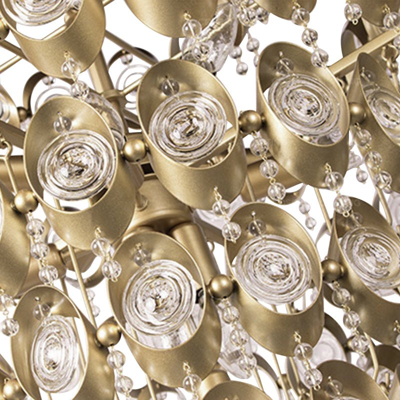 Pendantlightie - 12 - Light Luxury Antiqued Crystal Chandelier - Chandeliers - 