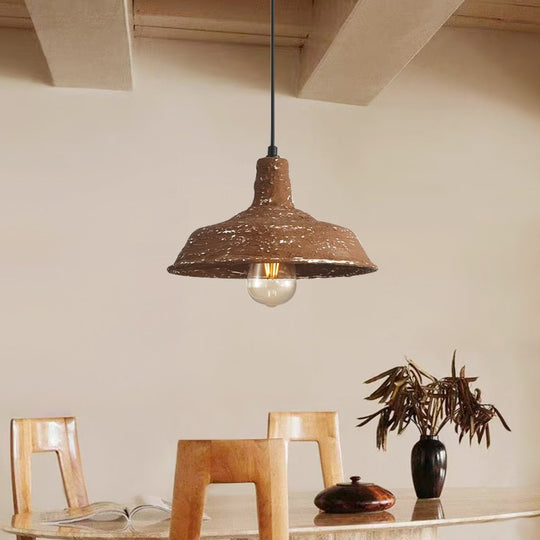 Pendantlightie-Industrial 1-Light Handmade Surface Barn Pendant Light-Pendants--