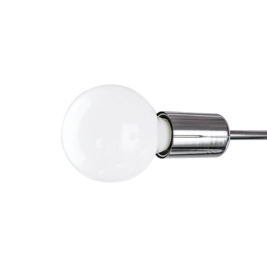 Pendantlightie-Mid-Century Modern 8-Light Sputnik Semi Flush Ceiling Light-Semi Flush Mount-Chrome-