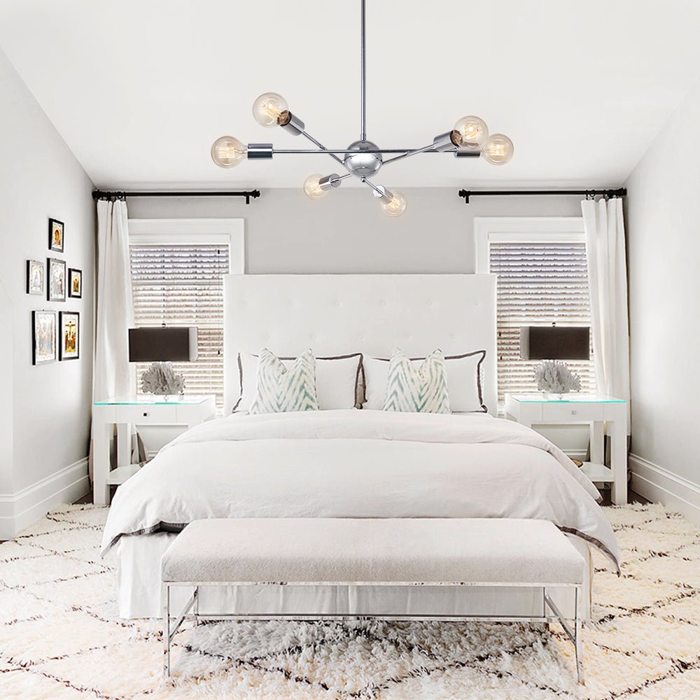 Mid-Century Modern Sputnik Chandelier for Living Room | Bedroom ...