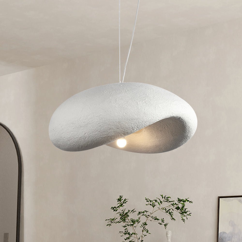 Pendantlightie-Minimalist 1-Light Handmade Polystyrene Cloud Pendant Light For Living Space-Pendants-Small-