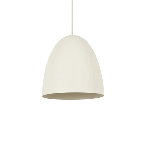 Pendantlightie-Minimalist 1-Light Single Chalk Dome Pendant Light-Pendants-White-