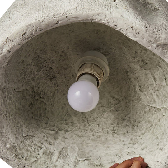 Pendantlightie-Minimalist 1-Light Wabi Sabi Dome Pendant For Dining Table-Pendants-Brown-Small