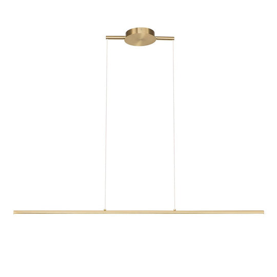 Pendantlightie-Minimalist Dimmable Led Linear Island Pendant Light For Dining Table-Pendants-Gold-