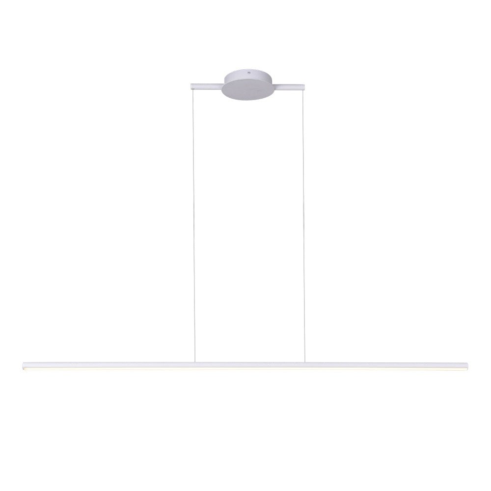 Pendantlightie-Minimalist Dimmable Led Linear Island Pendant Light For Dining Table-Pendants-White-